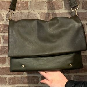 Dark green crossbody bag